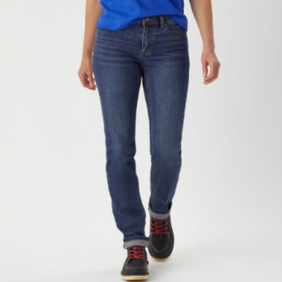 NWT Duluth Trading Co Women's Daily Denim Slim Leg Jeans Size 10x29 - Picture 1 of 15